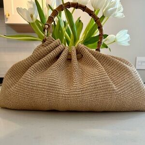 Caterina Bertini Woven Handbag - Brand New